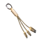 کابل شارژ سریع دو سر میکرو و لایتنینگ به USB باوین CB-069